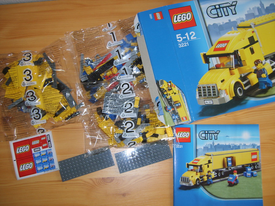 A Nagy Sárga LEGO Kamion