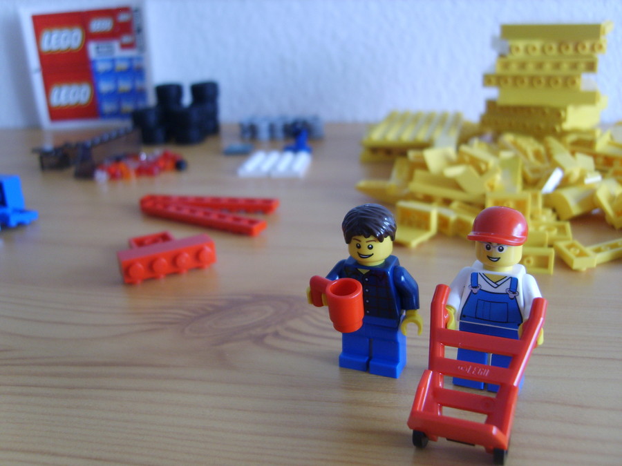 A Nagy Sárga LEGO Kamion