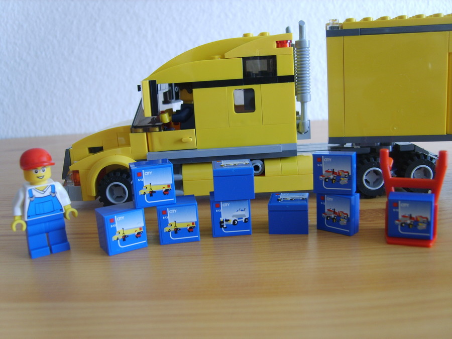 A Nagy Sárga LEGO Kamion