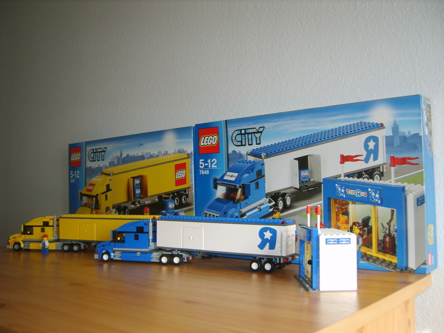 A Nagy Sárga LEGO Kamion