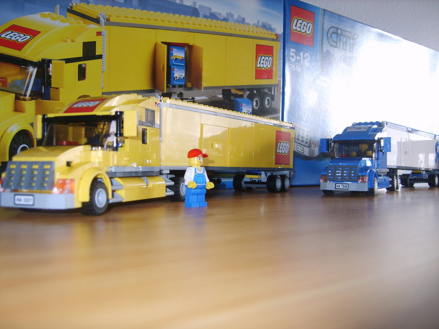 A Nagy Sárga LEGO Kamion