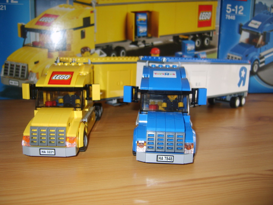 A Nagy Sárga LEGO Kamion