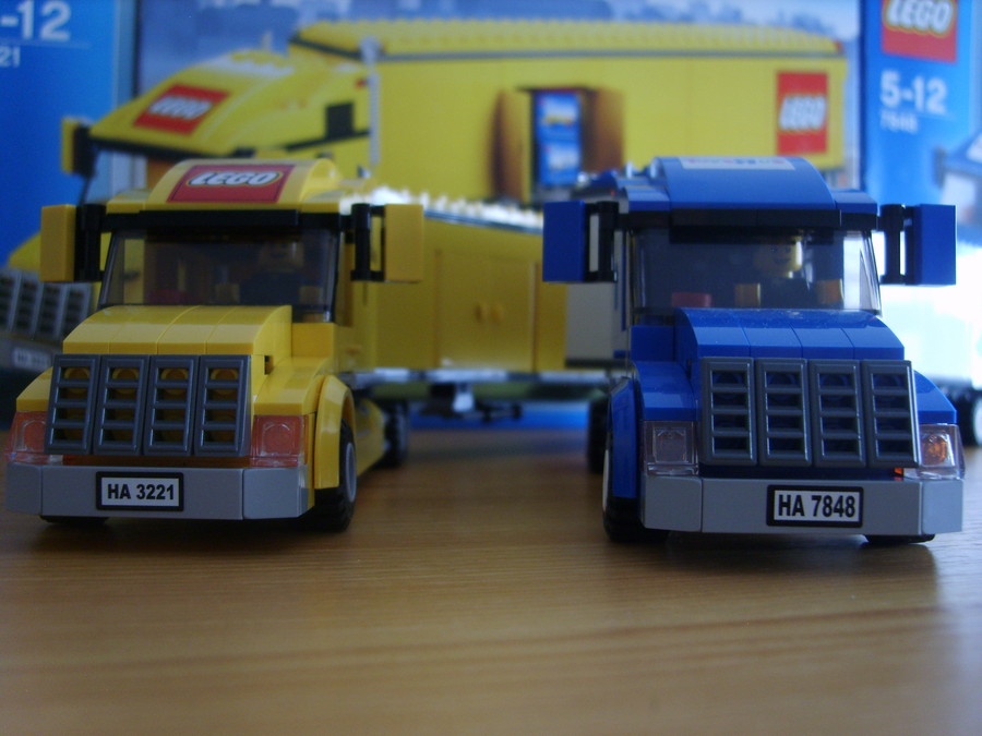 A Nagy Sárga LEGO Kamion