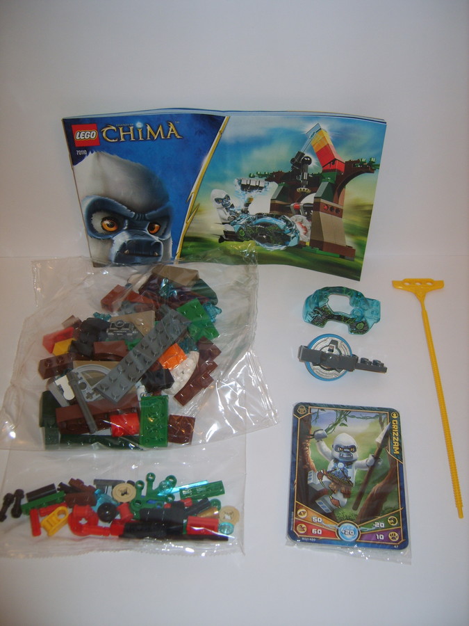 Fehér gorilla, céltorony, versenyszekér