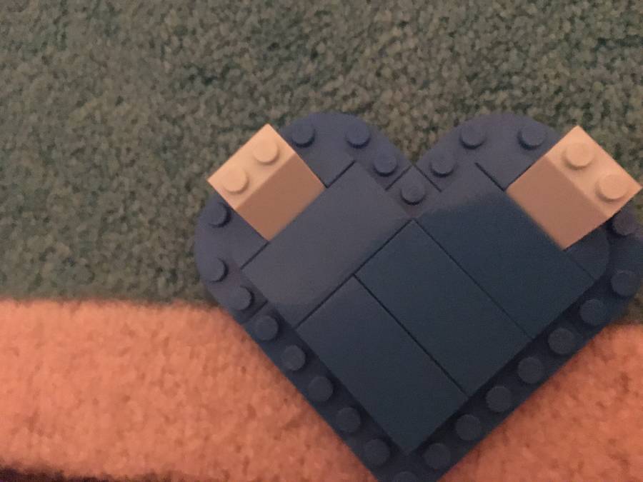 LEGO szívdoboz