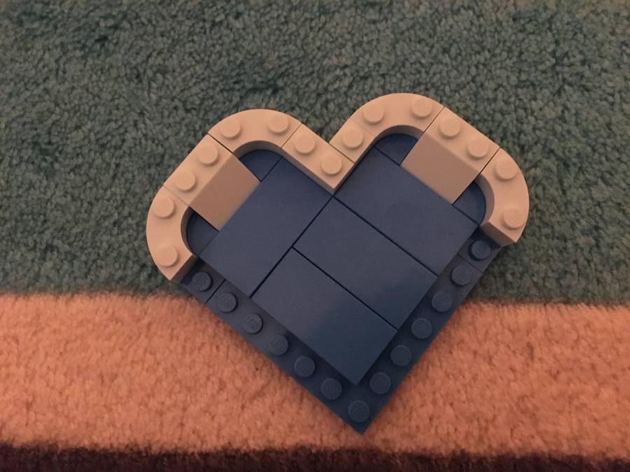 LEGO szívdoboz