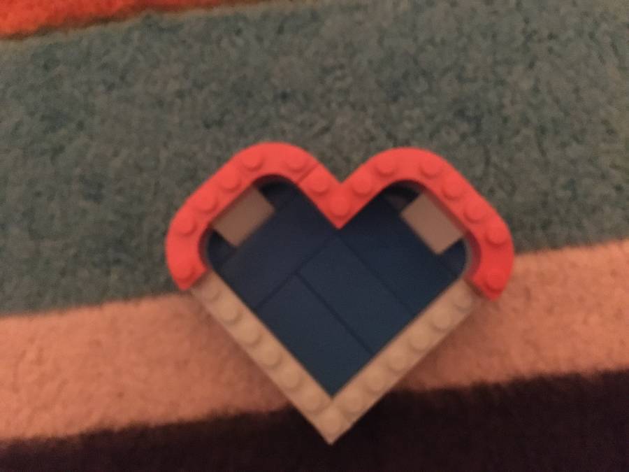 LEGO szívdoboz