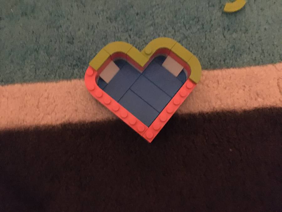 LEGO szívdoboz