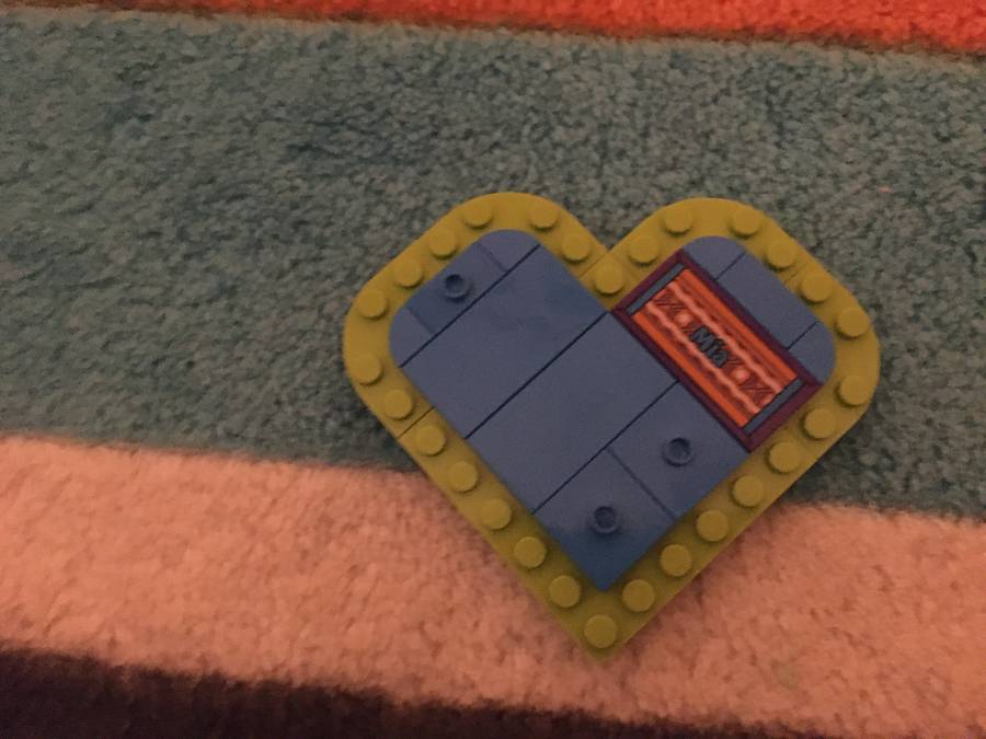 LEGO szívdoboz