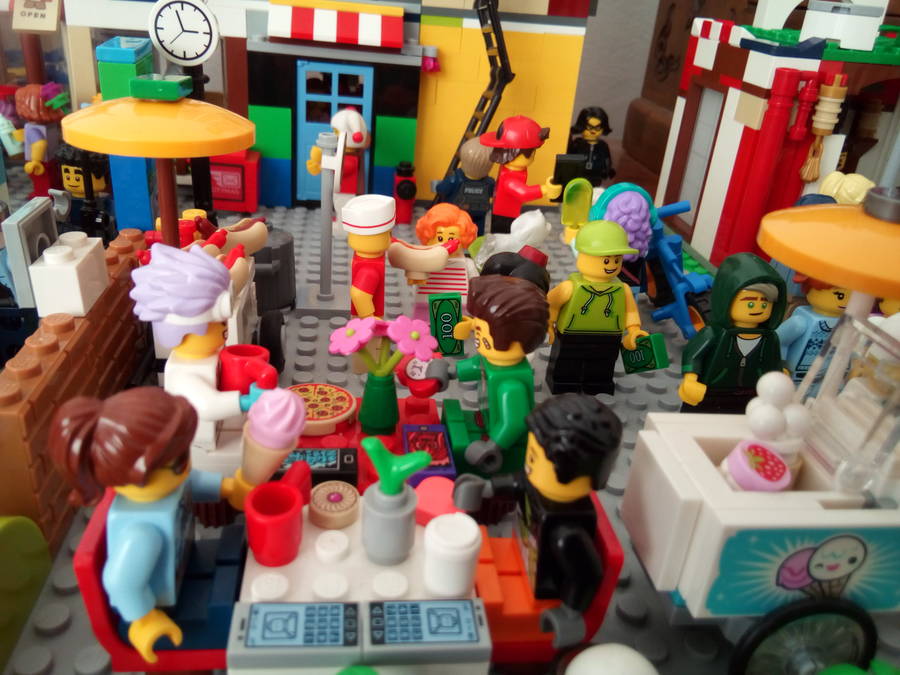 Lego városkám