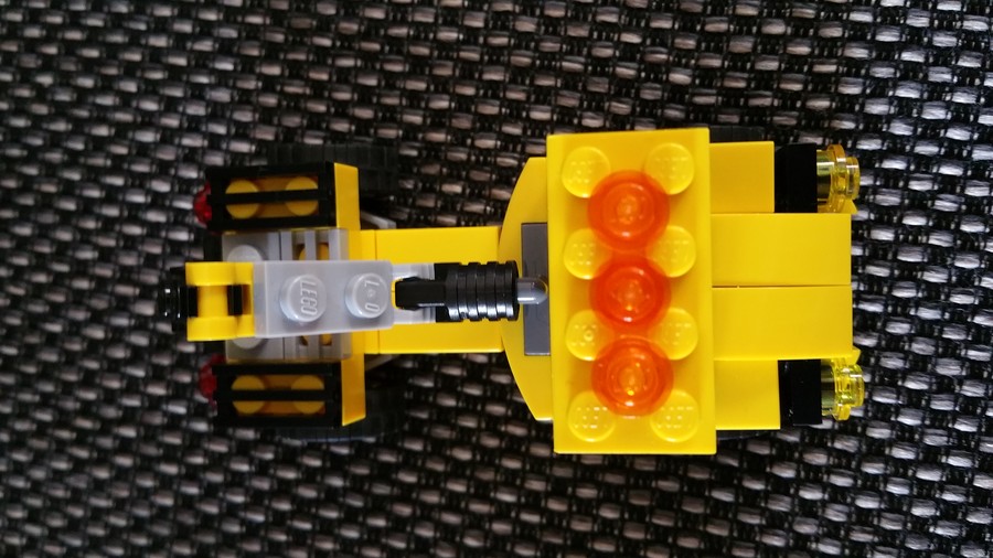Yellow tow truck