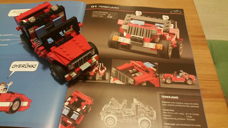 Lego építők könyve
