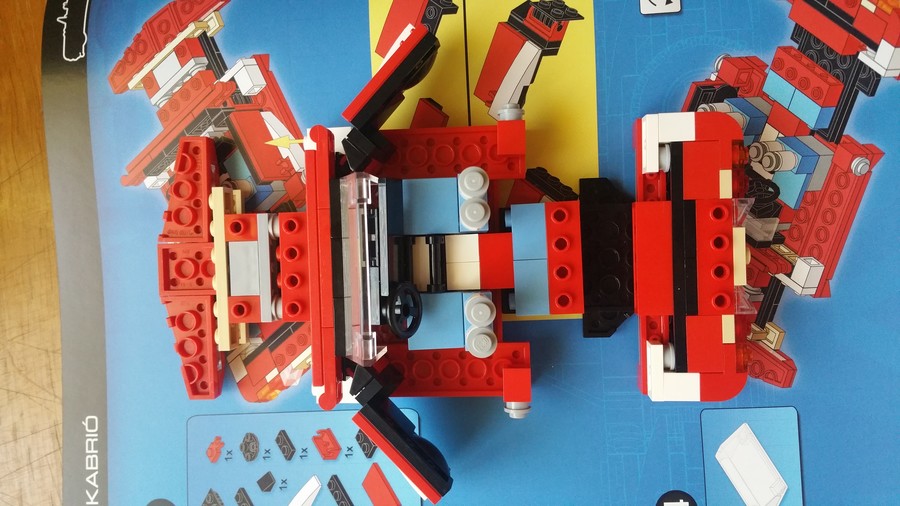 LEGO építők könyve kabrió