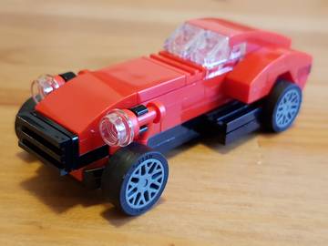 Piros roadster