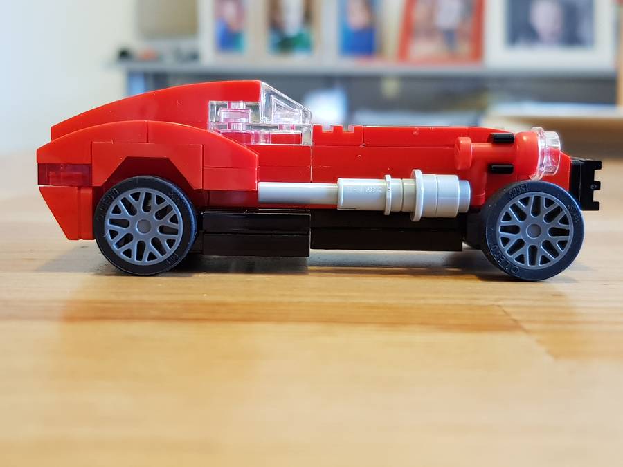 Piros roadster