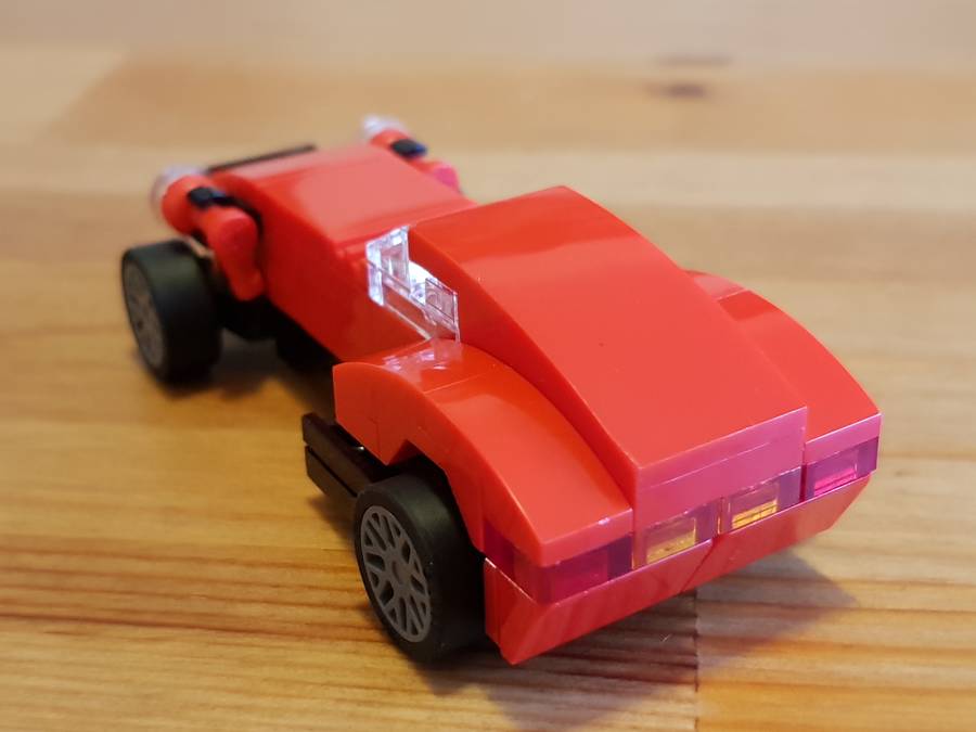 Piros roadster
