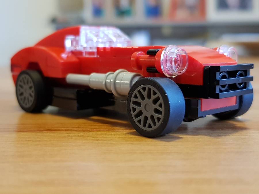 Piros roadster