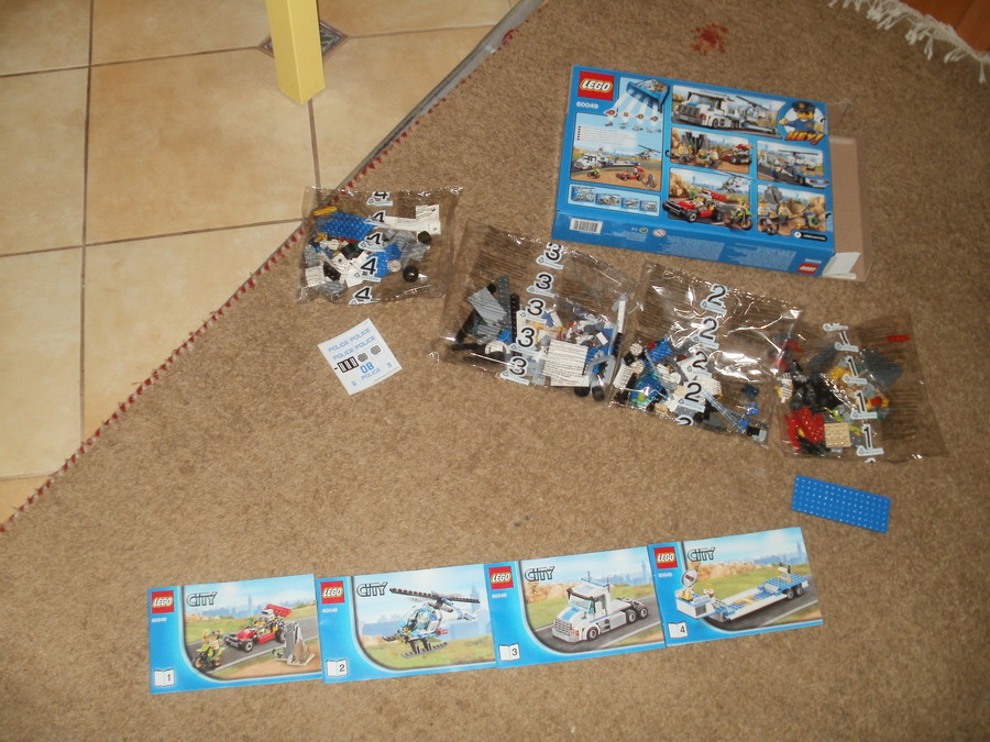 Lego helikopter szállító
