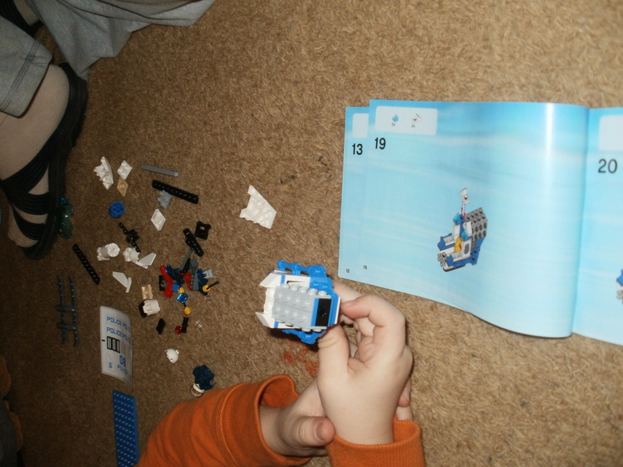 Lego helikopter szállító