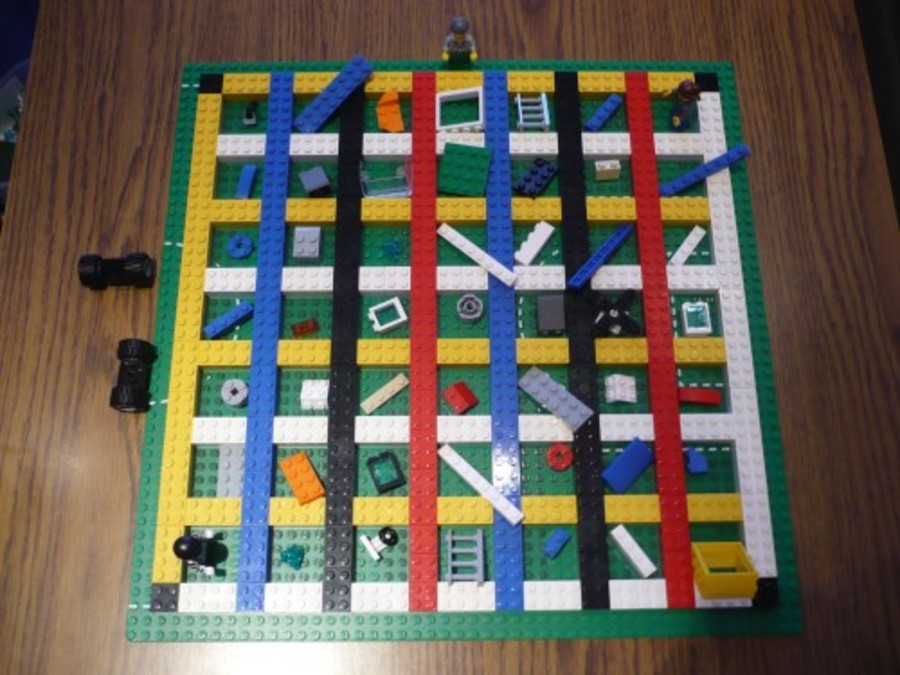 Lego építő társasjáték
