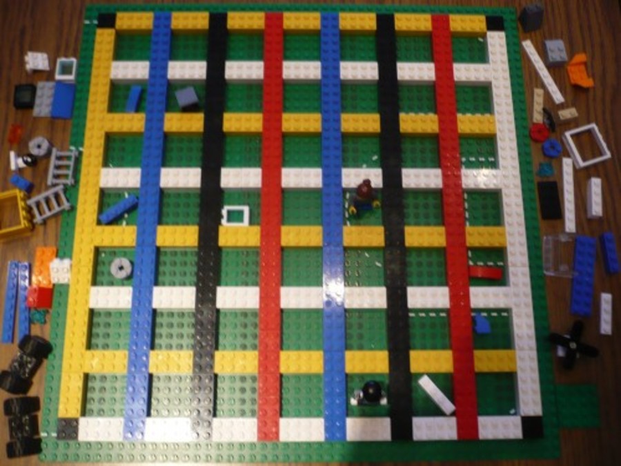 Lego építő társasjáték