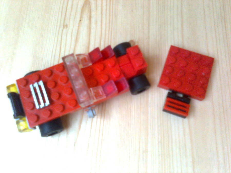 Red Drag Car