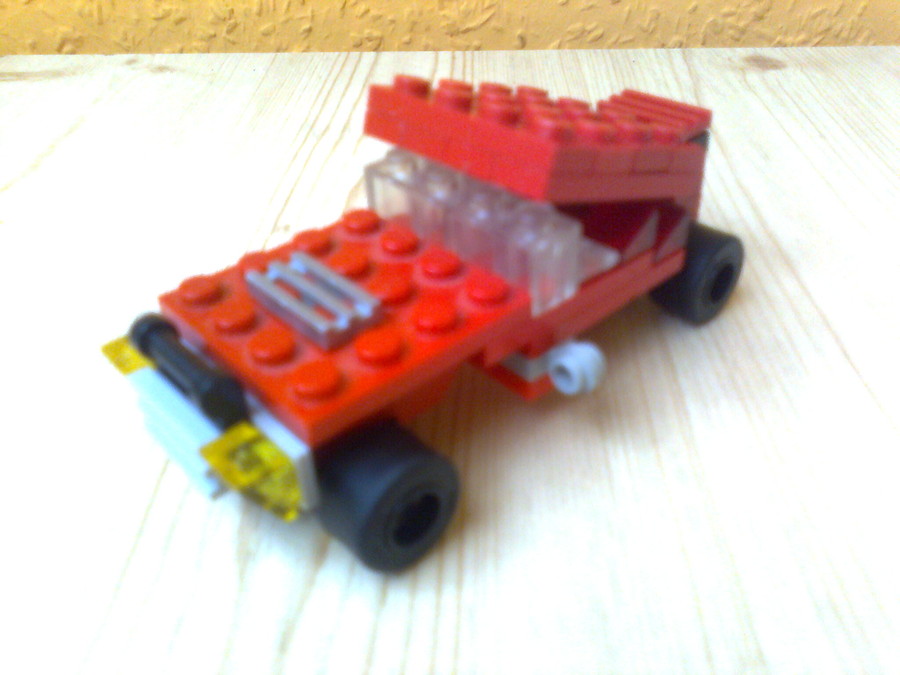 Red Drag Car
