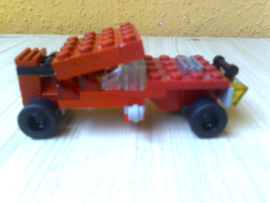 Red Drag Car