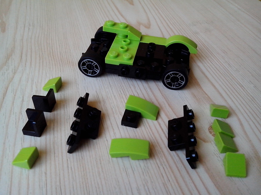 Lime Le Mans Car