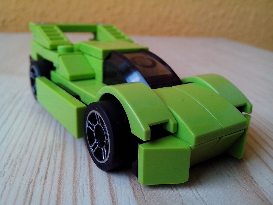 Lime Le Mans Car