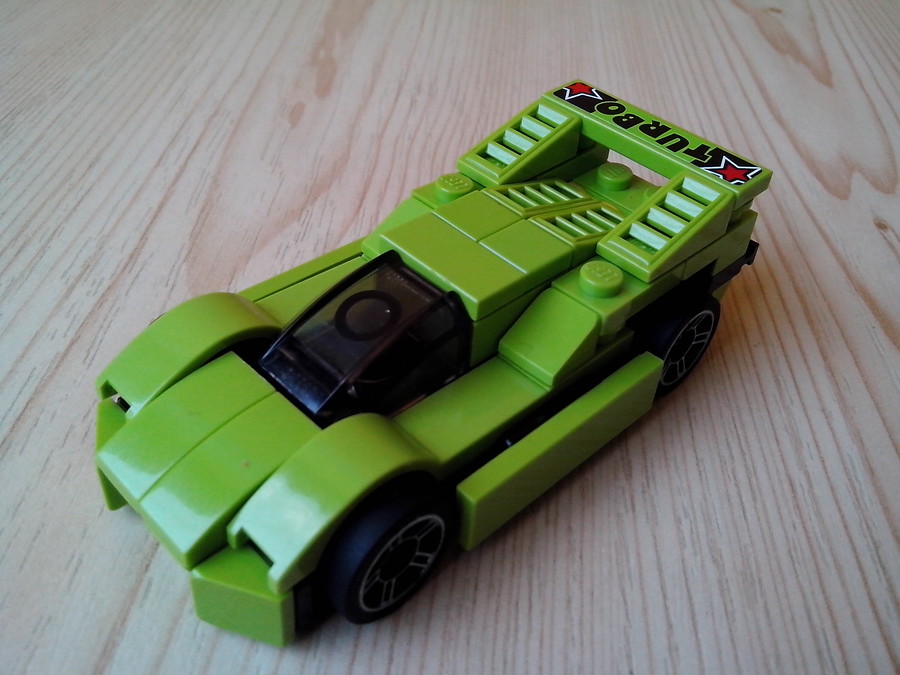 Lime Le Mans Car