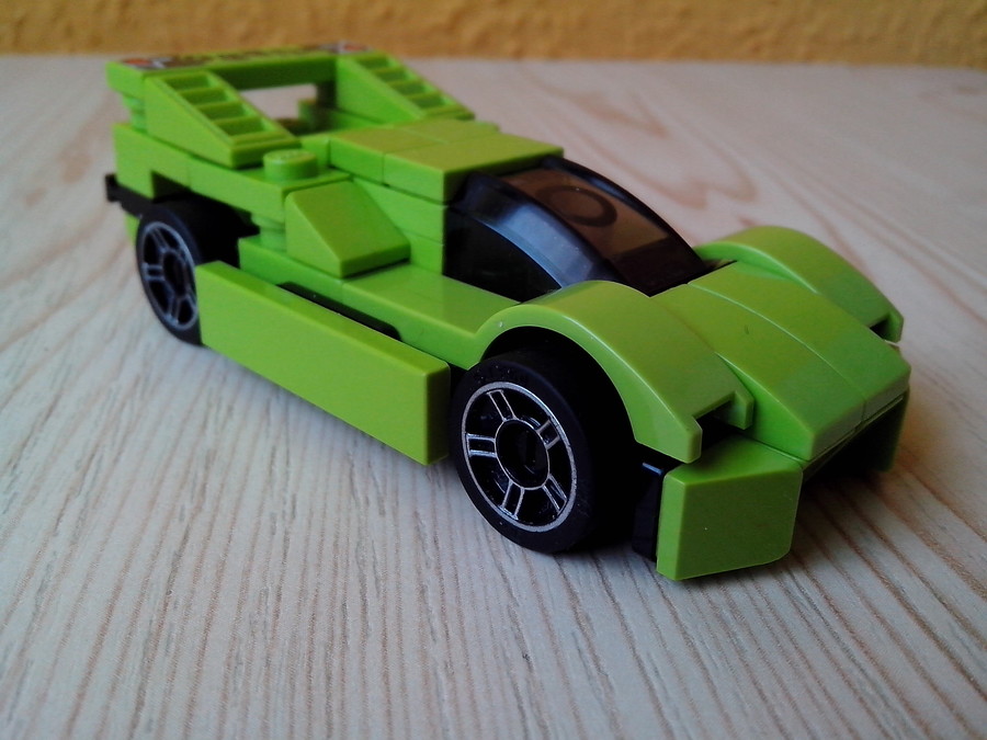 Lime Le Mans Car