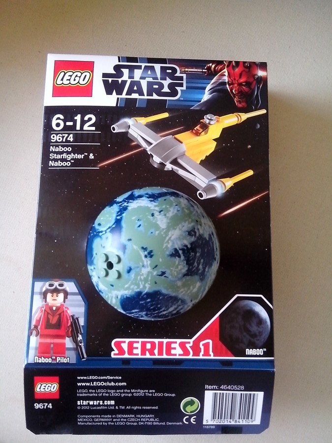 Naboo Starfighter és bolygó 9674