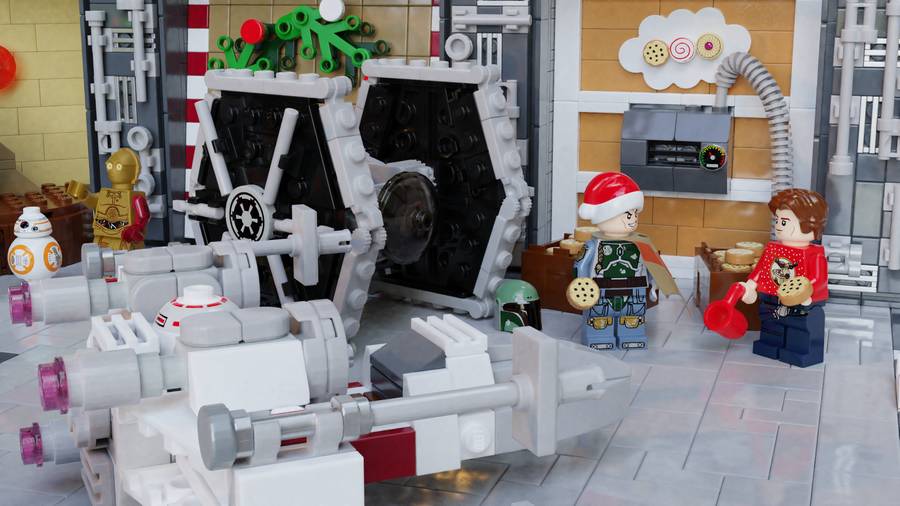 Ünnepi Star Wars építmény