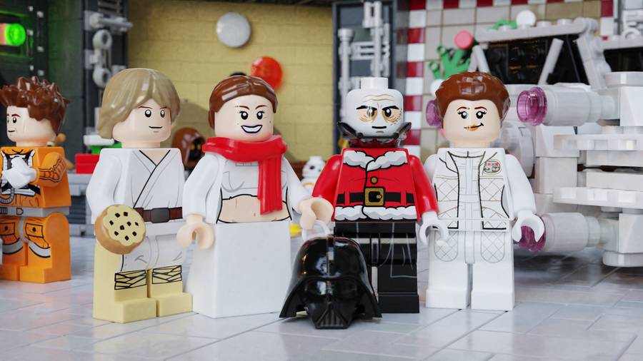Ünnepi Star Wars építmény