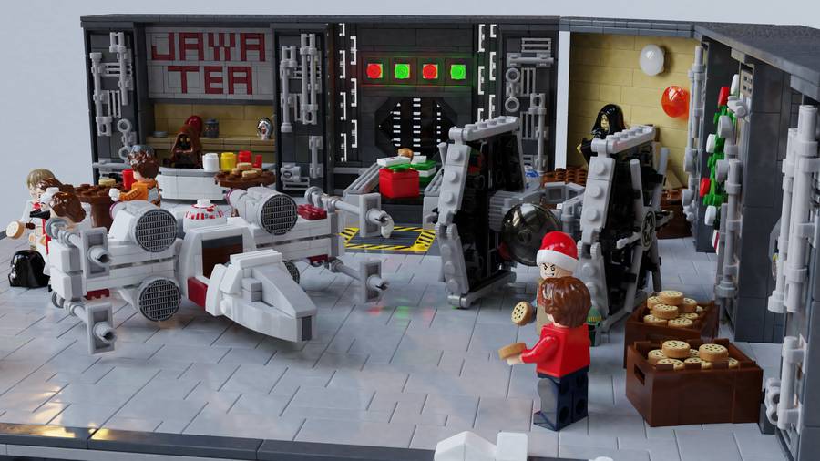 Ünnepi Star Wars építmény