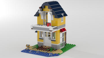 LEGO tengerparti emeletes ház (Beach Hut alternatíva)