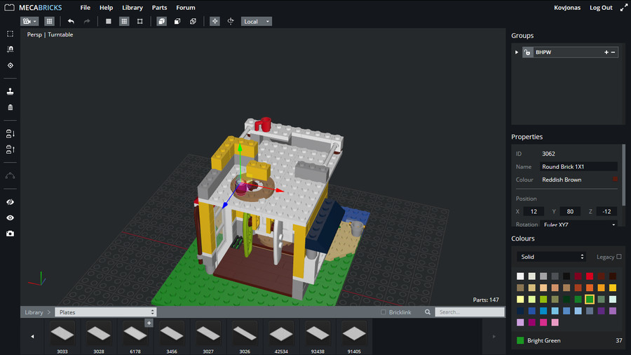 LEGO tengerparti emeletes ház (Beach Hut alternatíva)