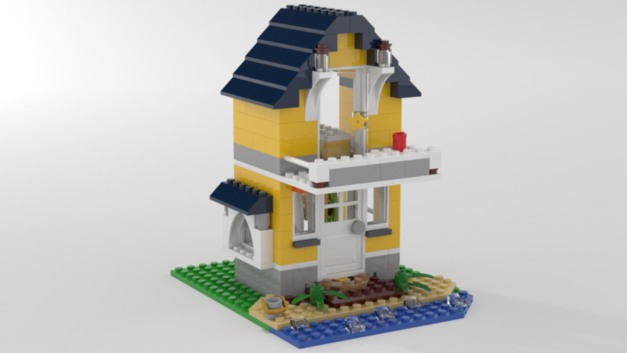 LEGO tengerparti emeletes ház (Beach Hut alternatíva)