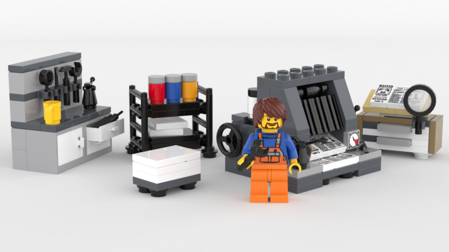 LEGO Nyomda