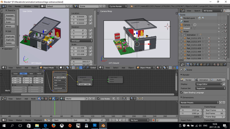 LEGO 3D Animáció