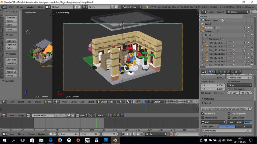 LEGO 3D Animáció