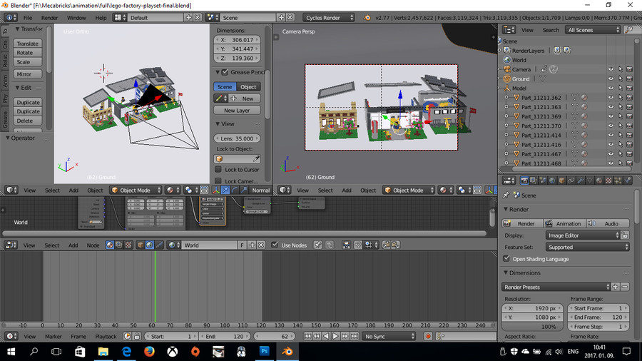 LEGO 3D Animáció