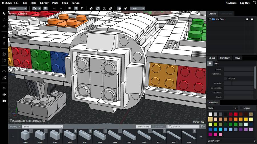 Űrtaxi a LEGO House-hoz
