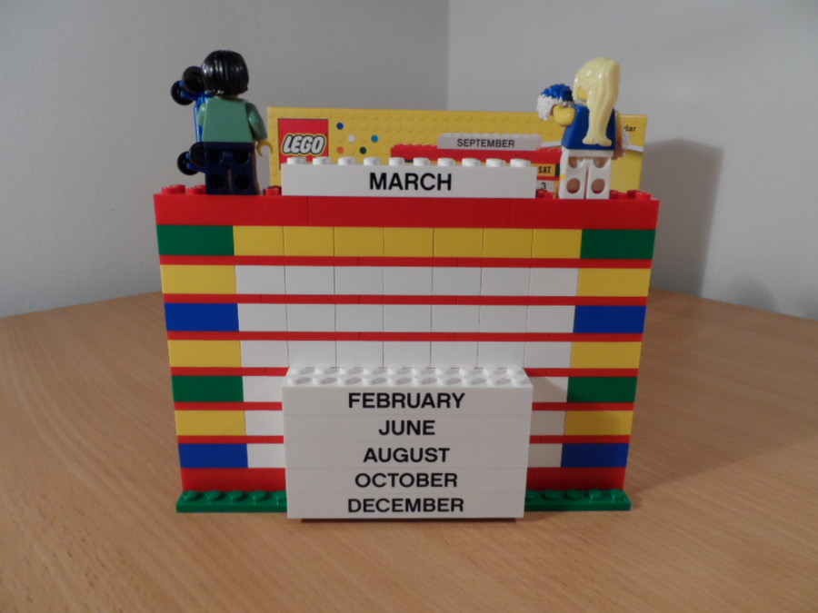 Lego naptár