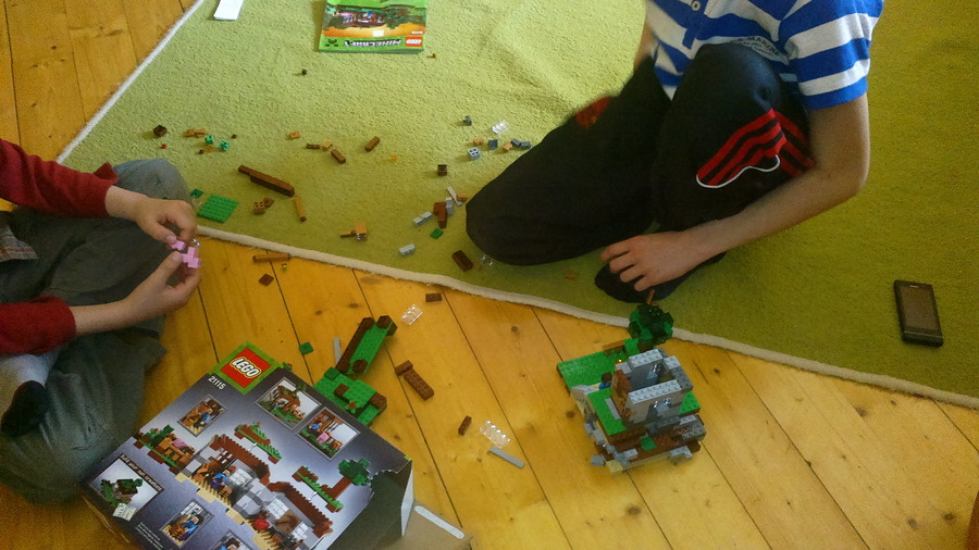 Minecraft első éjszaka átépítve Lego 21115