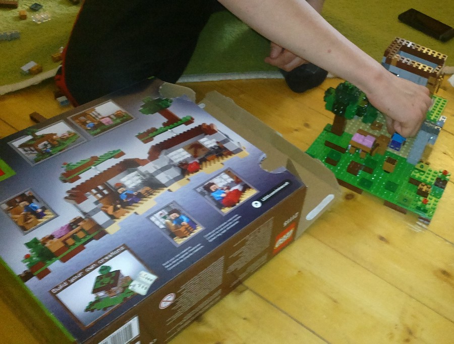 Minecraft első éjszaka átépítve Lego 21115