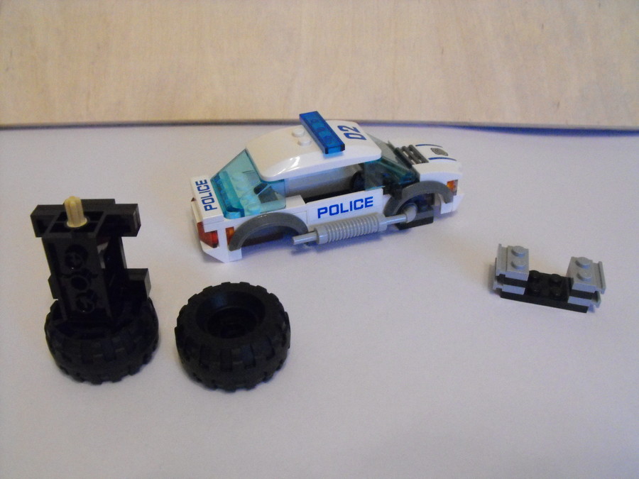 Monster truck rendőrautó