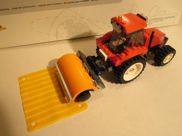 Traktor talajmaróval