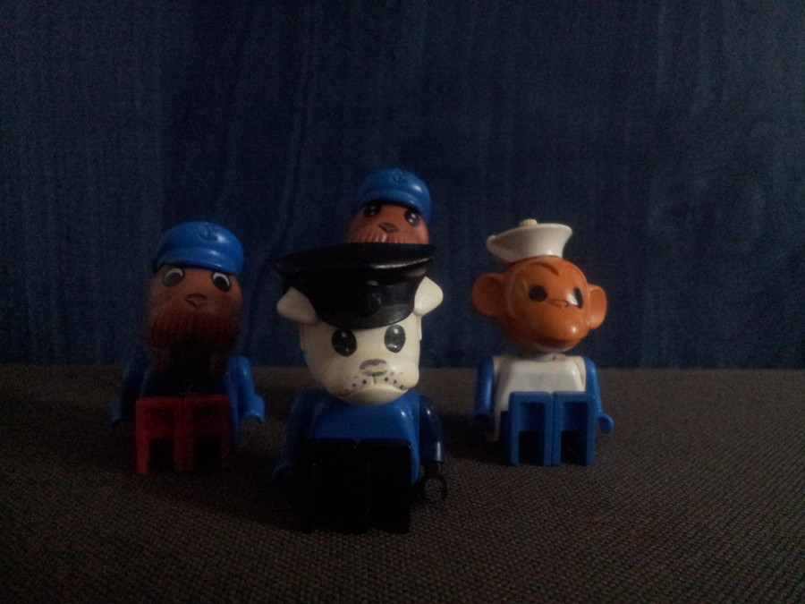 4 régi Fabuland figura
